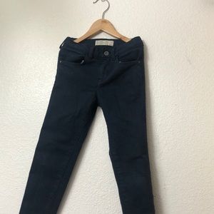 Girl blue cotton pants (brand: Zara)